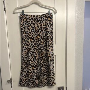 Leopard Print Women's Skirt